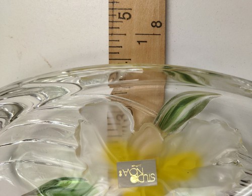 Studio Nova zarte Orchidee ovales GLAS Süßigkeitenschale - Bild 6 von 8