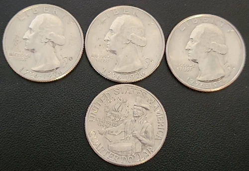 1976-D Washington Quarter — photo from another recent sale