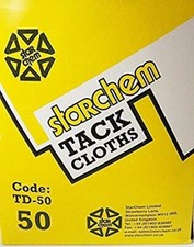 2 x Starchem Tack Cloth TD50 / 100 X Individually Wrapped Tacky Cloth