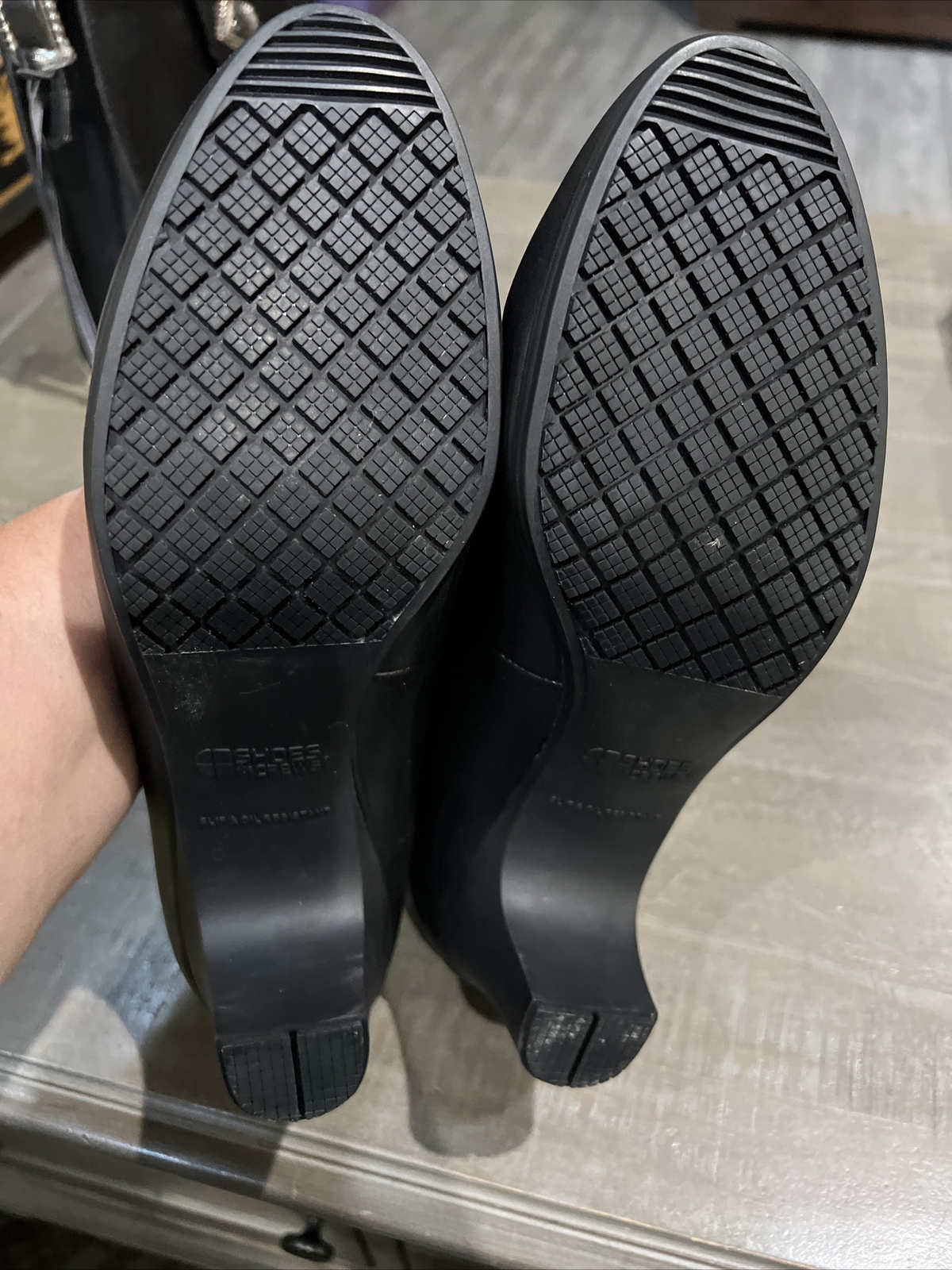 Shoes For Crews Olivia Slip Resistant Pump Work Shoes Size 9 1/2 Black