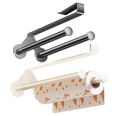 Kitchen Paper Towel Holder Space Saving Wall or Under Shelf Mount Design