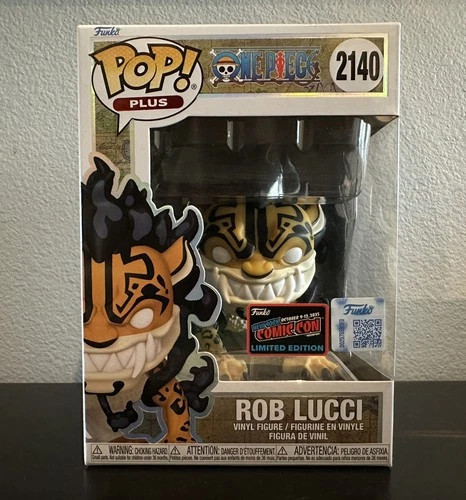 NYCC 2025 Exclusive Funko Pop! Plus Rob Lucci One Piece Official Con Sticker
