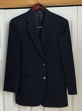 Brooks Brothers 38SH Black Blazer, 346 Collection , Wool