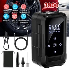 150 PSI Air Compressor Tire Inflator Fits Car Moto Bike Tires Air Pump Cordless