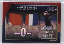 2022 Absolute Tools of the Trade 2 Swatch Spectrum Red 23/49 Andres Gimenez 04ed