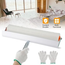 Spiked Compound Roller & Splash Guard 500mm Floor Paint Roller Tool with Gloves