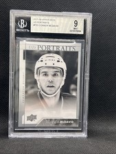 2017-18 Upper Deck UD Portraits Connor McDavid #P-53 BGS 9 MINT Edmonton Oilers
