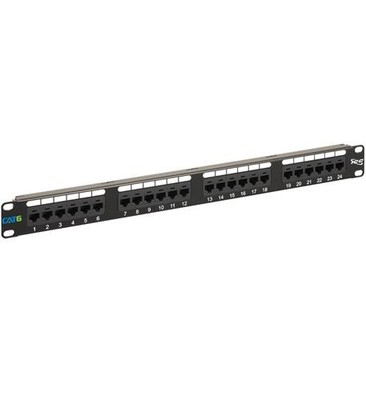 ICC ICC-ICMPP02460 PATCH PANEL- CAT 6- 24-PORT- 1 RMS