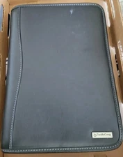 Franklin Covey #755365 Zipper 7 Ring Planner  5-1/2" x 8-1/2" Black 8" x 11" 