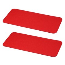 2Pcs Felt Base Shaper 15x7 Inch Bag Bottom Shaper Pad Oval Red