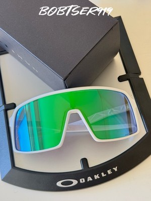 Oakley Sutro OO9406 Sunglasses Matte White Frame Prizm Green Lens
