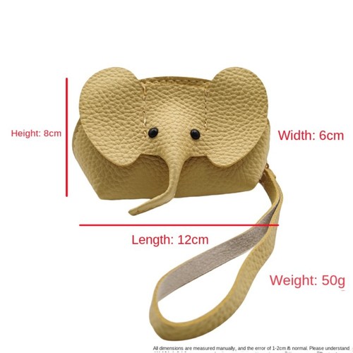 Hasp Zipper Clutch Coin Purse Vintage Bag Pendant Versatile Elephant Bag Home - Picture 2 of 20