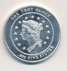 LIBERTY SILVER 1 ONE TROY OUNCE 999 SILVER ROUND