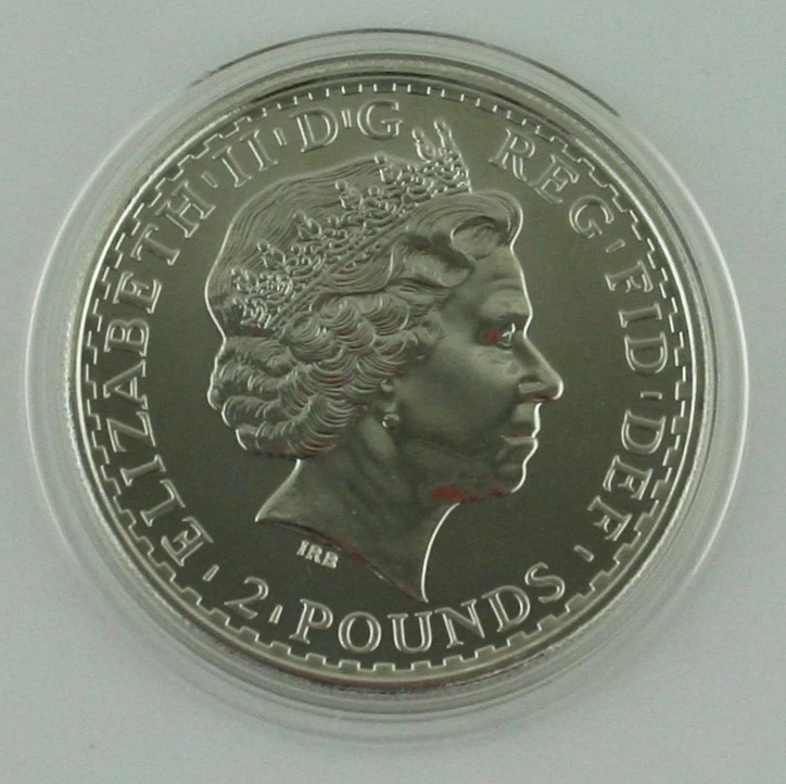 2008 Britannia 1oz Silver Two Pounds £2 coin, capsule, coin pouch + COA - Image 2 of 4