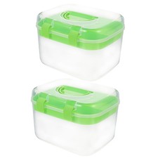 2 Pcs Multipurpose Storage Case Box Organizer Sewing for Supplies Craft
