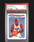 1991 NBA HOOPS MICHAEL JORDAN USA BASKETBALL CARD #579 PSA 9 MINT DREAM TEAM SP