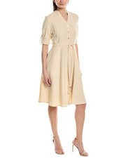 Sharagano Short Sleeve Shirtdress Women's