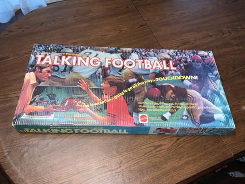 Gioco da tavolo calcio parlante Mattel vintage 1971 non funzionante