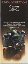 Canon A-1 Brochure/Manual 36 Pages 