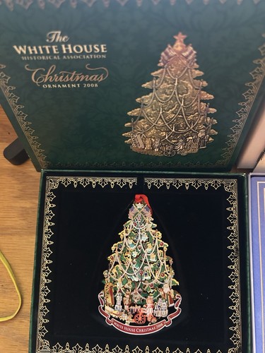 White House Christmas Ornament Collector’s Set, 2008, 2009, 2011, 2112 - Bild 3 von 10