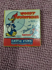 Castle Films Woody Woodpecker Standard 8mm Black White Film Reel