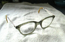 Wilson Safety Glasses Steampunk Willson Aluminum Size 5 1/2 Vtg Spectacles