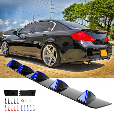 For Infiniti G35 G37 Sedan Rear Bumper Diffuser Spoiler Splitter Lip Glossy Kits