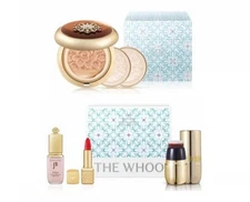 THE WHOO Radiant Essence Cushion No.21 (15g + 2 Refill) + Holiday Gift Set
