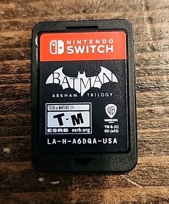 💥🦇Batman: Arkham Trilogy - Nintendo Switch (Cartridge only) Tested Great
