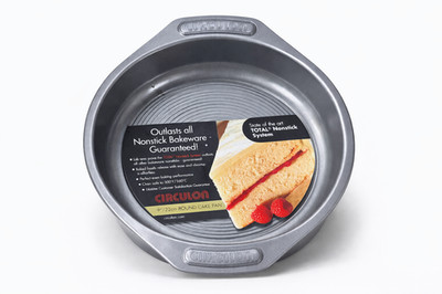 Circulon 9  Round Cake Pan | Total  Nonstick Bakeware | Gray