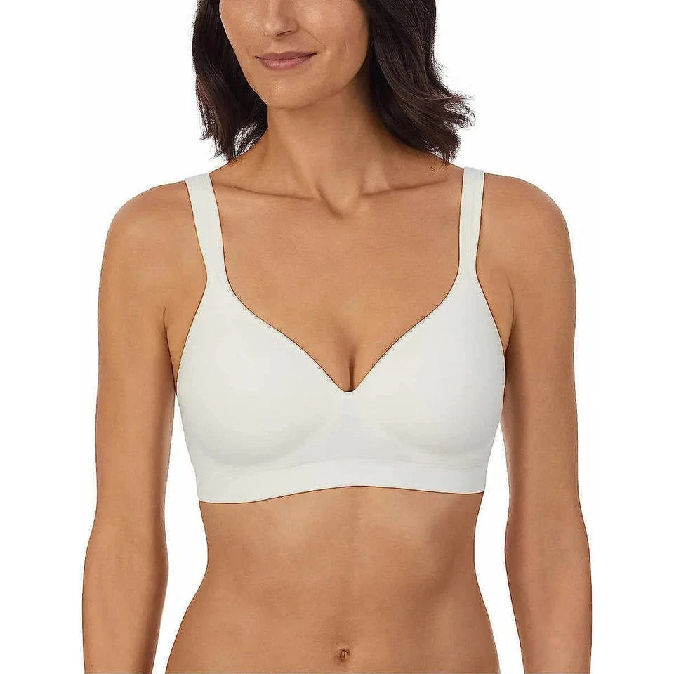 Paquete de 2 sujetadores cómodos sin costuras Carole Hochman para mujer Bark Cloud Dancer X-Small XS Foto 2 de 4