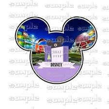 Disney Resort Hotel ot Pre-made Scrapbook Page Paper Piece die cut
