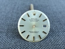 Rolex Datejust quadrante argento quadrante argento oro indici trizio 1600/1601/1603