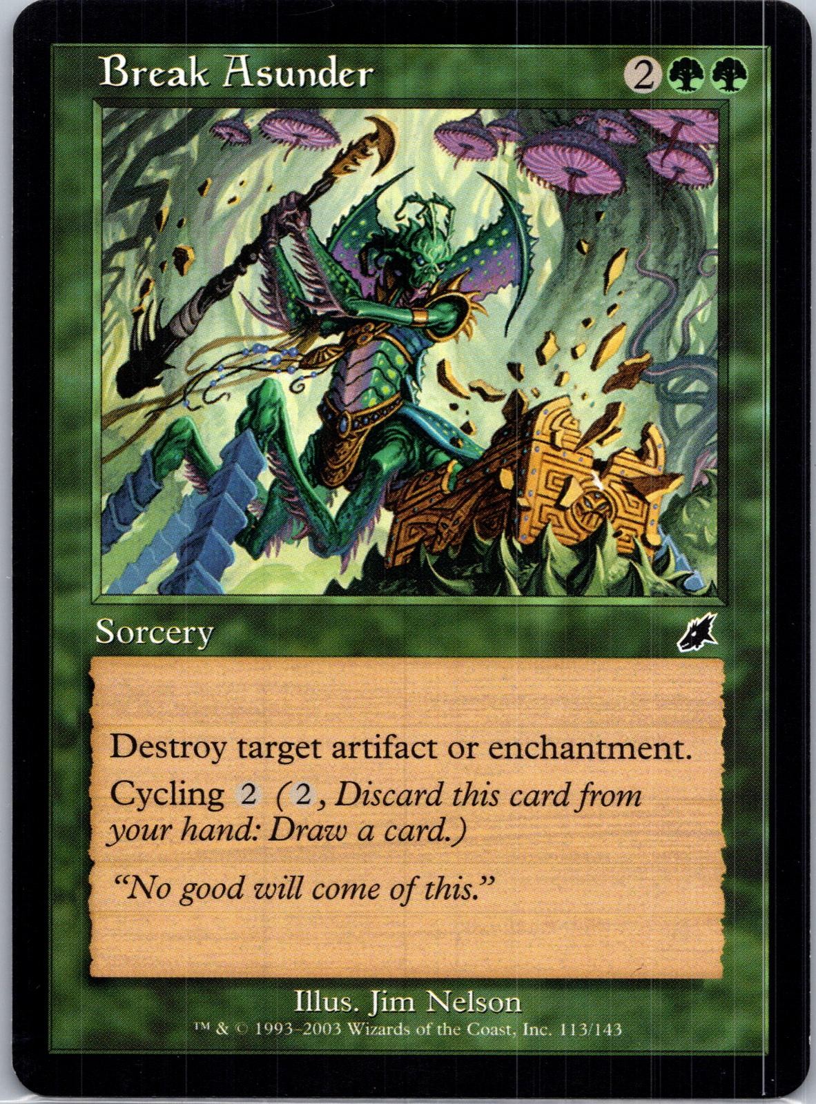Break Asunder 113 Common Scourge Magic: The Gathering Near Mint