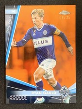 Ryan Gauld 2024 Topps Chrome MLS Orange Refractor /25 #82