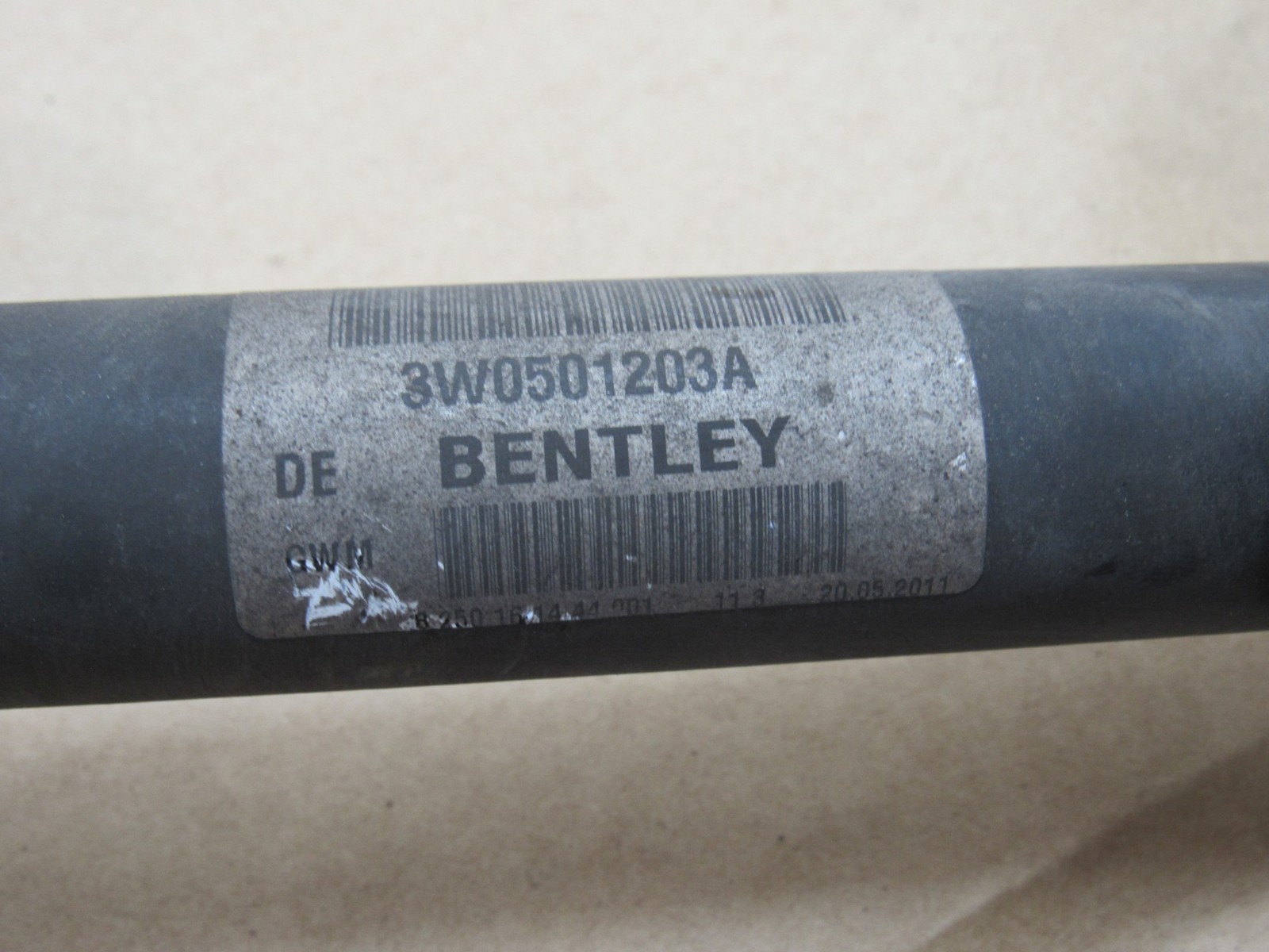 Bentley Continental GT 2012 6.0L AWD Rear Left Suspension Axle Shaft 11-18 ;#3
