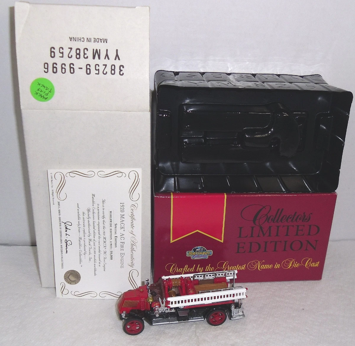 Matchbox CY13-A Peterbilt Fire Engine
