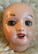 Vintage 26 France  SFBJ 60 Paris 8/ Darker Bisque Porcelain Doll Head