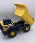 Vintage Tonka Yellow Black Classics Construction Mighty Dump Truck Toy For Kids