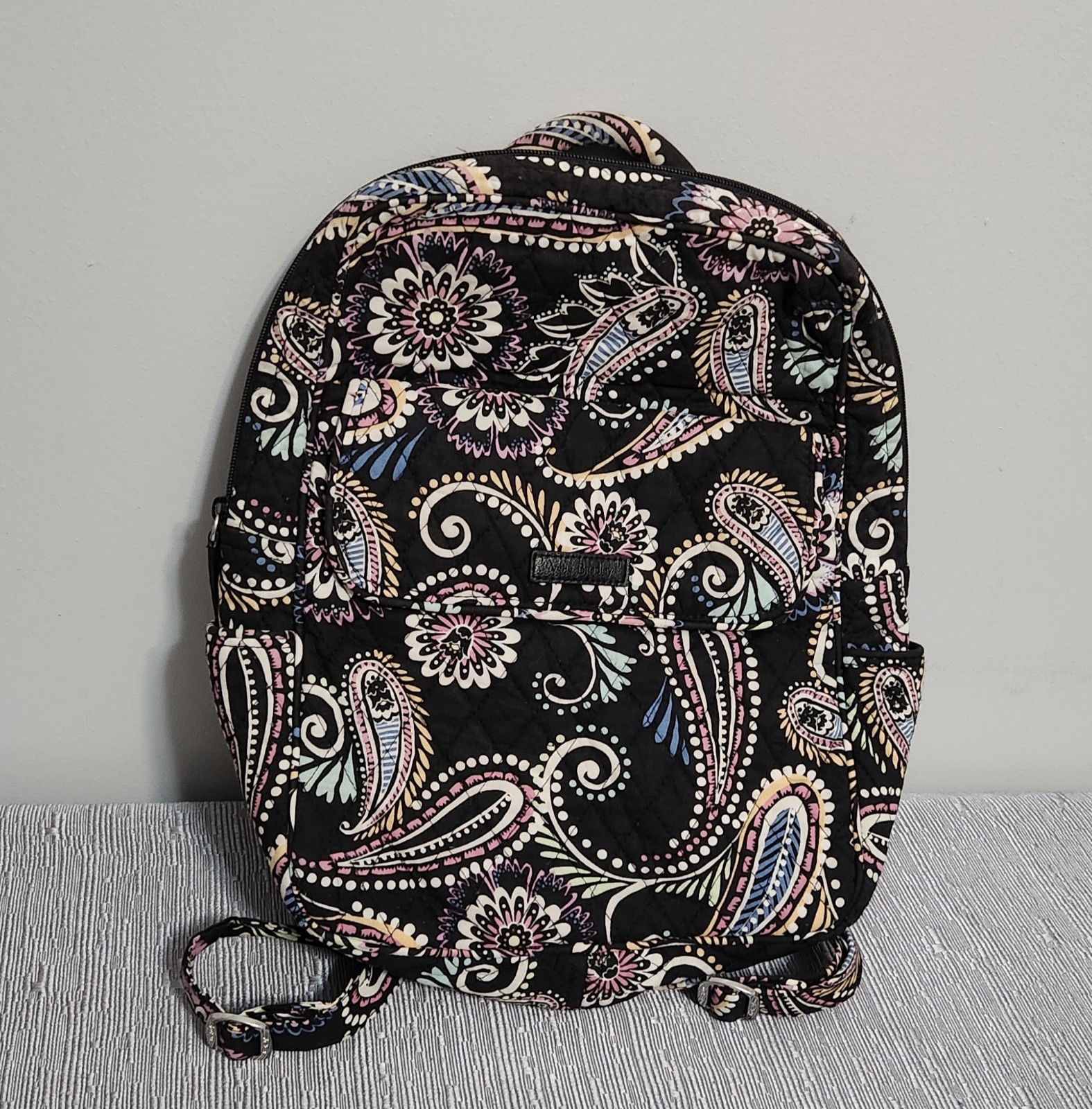 Vera Bradley Quilted Mini Backpack Paisley