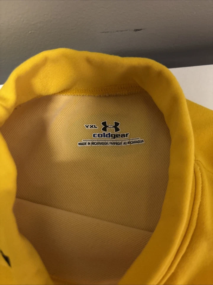 Under Armour Cold Gear Youth XL dourado/amarelo - Imagem 2 de 3