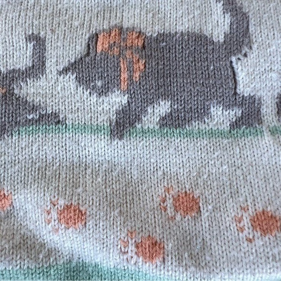 De Colección Divertida Gatito Sudadera Lavanda Gato Patas Arcos Kitsch Gato Dama Jerzees XL Foto 4 de 4