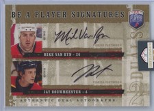 2006-07 Be A Player Signatures Duals Mike Van Ryn/Jay Bouwmeester Auto Florida