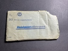 20 ungummed field post addresses, content 15 pieces, military post, Werhmacht, WWII