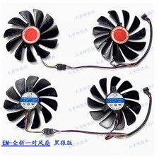 For XFX RX Vega56/RX Vega64 Non Public RX580 590 Black Wolf Fan FDC10U12S9-C