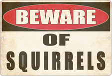 Funny Sarcastic Metal Tin Sign Wall Decor Man Cave Bar Yard Wall Warning Bewa...