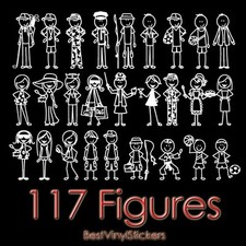 FAMILY CUSTOM STICKER CAR WINDOW MOM DAD TEENS KIDS BABY VINYL DECAL FS-02 