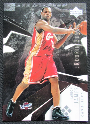 2003-04 UD Black Diamond LEBRON JAMES Rookie Gems Jumbo Box Topper NBA Lakers RC
