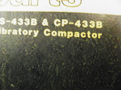 Caterpillar Cat CS433B CP433B PARTS MANUAL 1MG- 1/88 - Picture 3 of 7