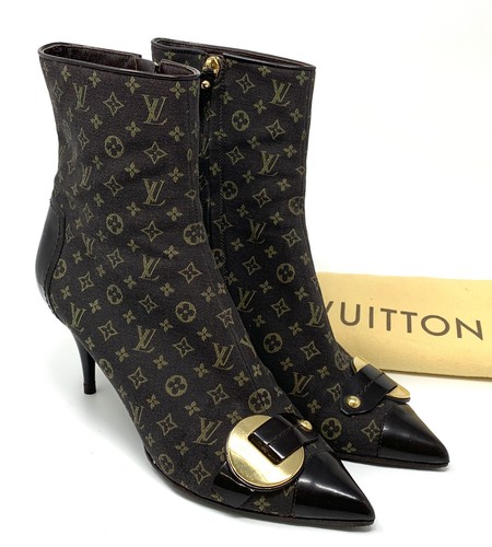 LOUIS VUITTON Vintage Monogram Ankle 